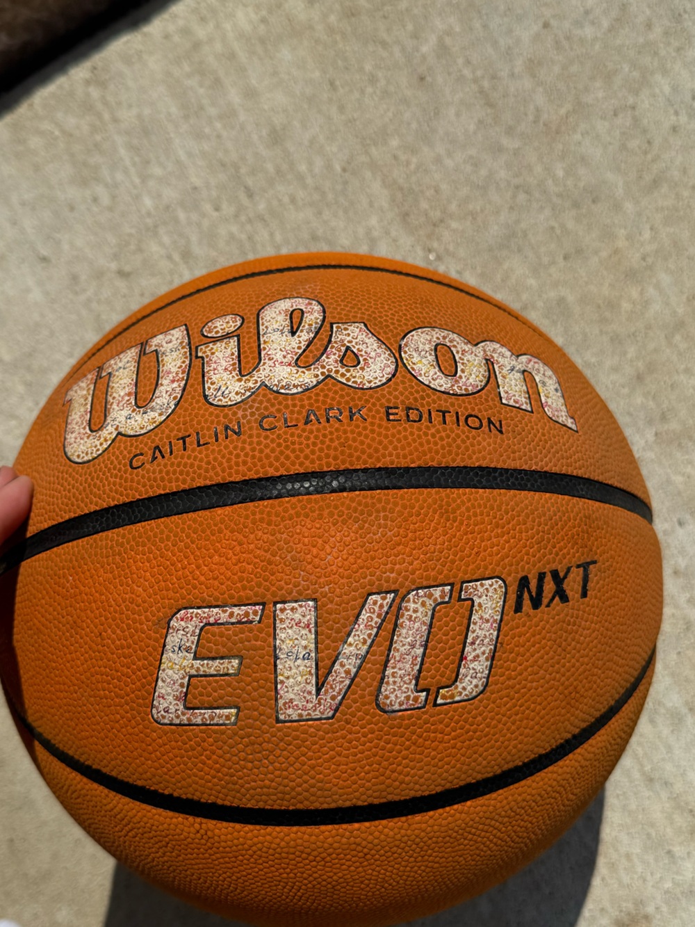 Wilson Caitlin Clark Evo NXT Game Basketball